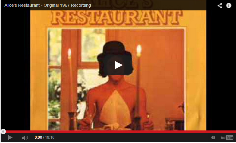 Alice's Restaurant YouTube