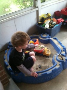Indoor sandbox