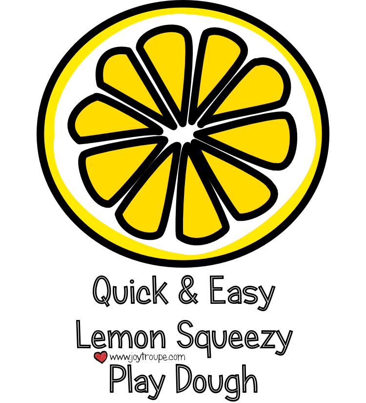 lemon squeezy playdough recipe