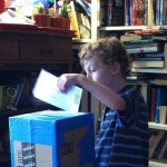 DIY Cardboard Mailbox Play: Mailing a letter