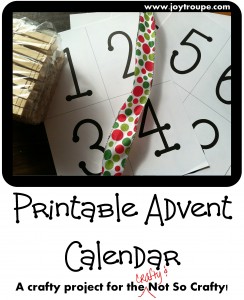 Family Traditions: (Free Printable) Advent Calendar