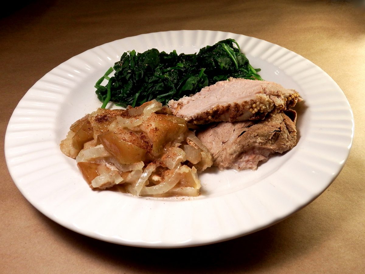 crock pot apple chutney pork roast recipe Joy Makin Mamas