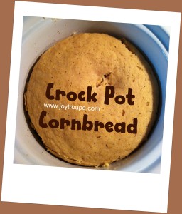 Crock Pot Whole Grain Cornbread