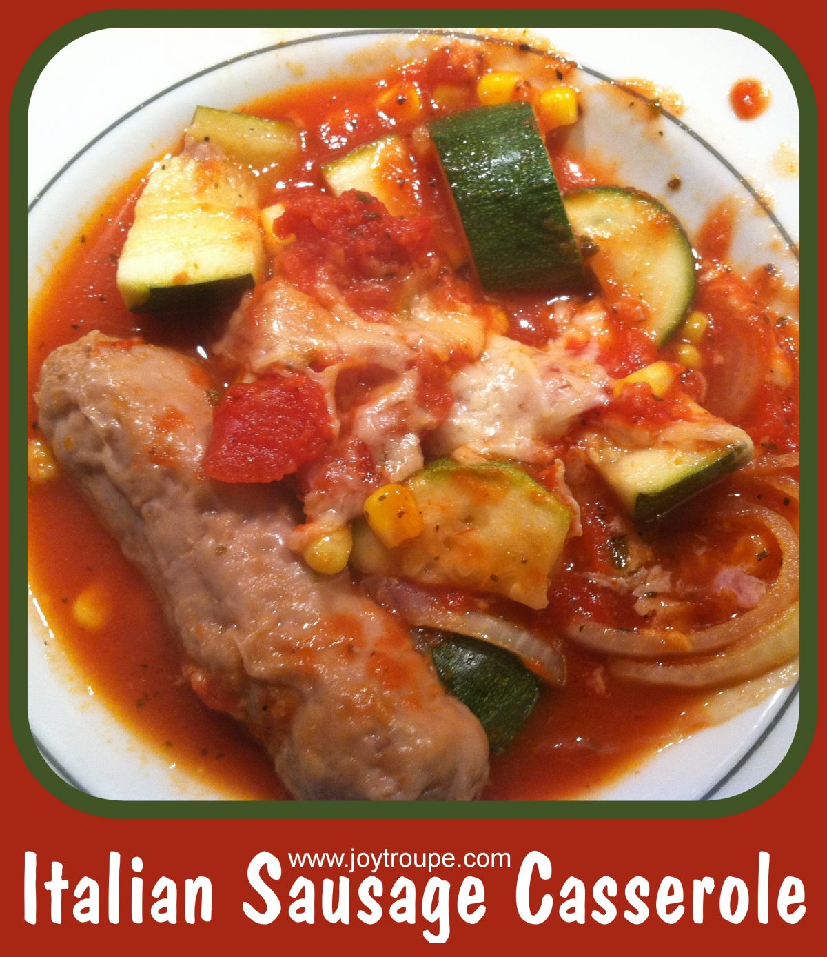 italian sausage casserole