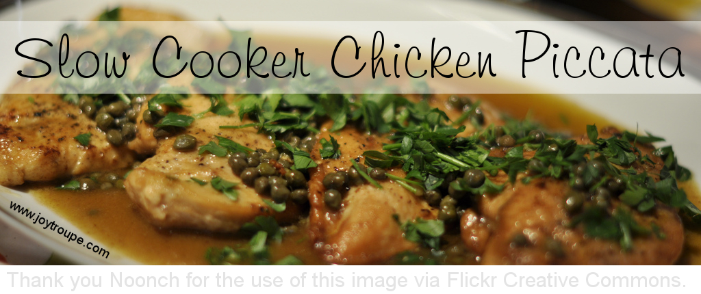 Crock Pot Chicken Piccata