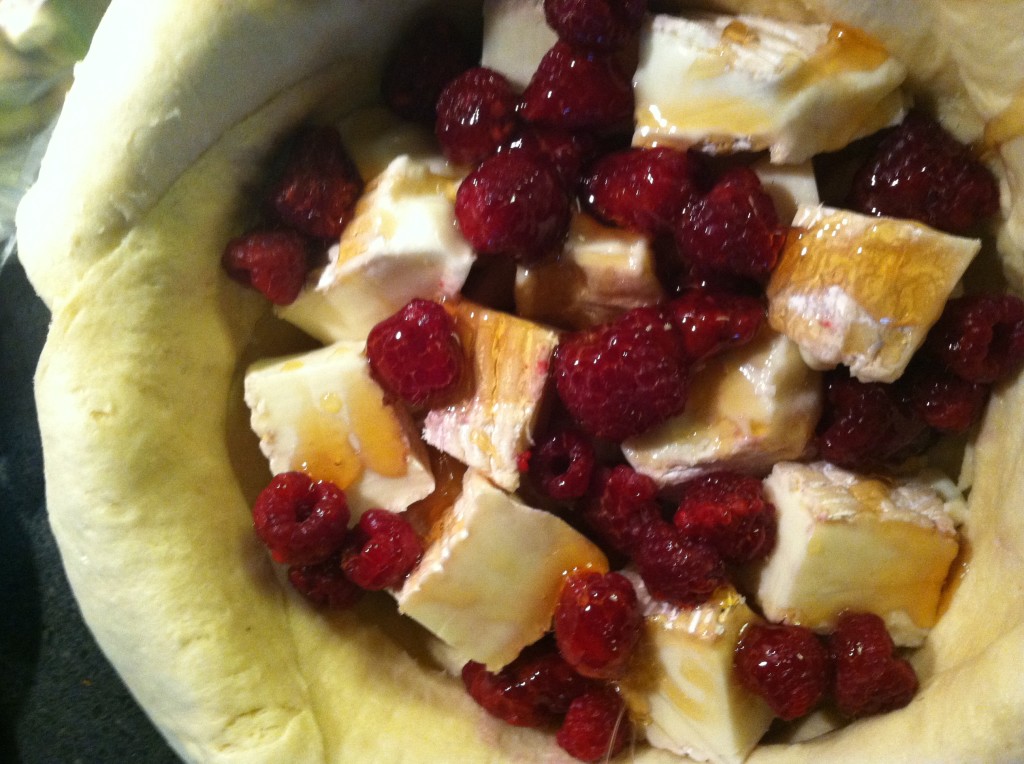 Raspberry Baked Brie