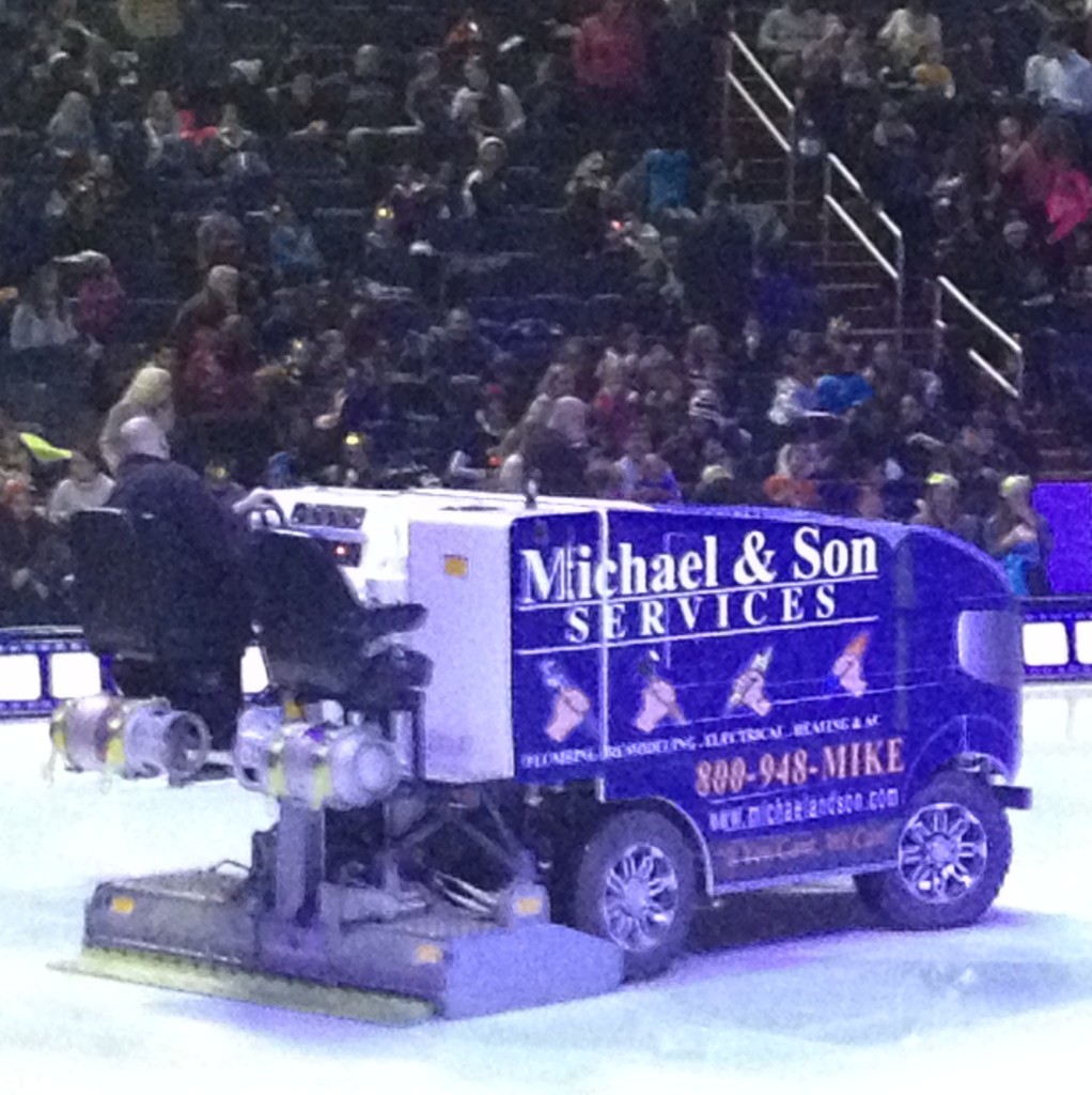 This is not a Zamboni: Olympia Ice Groomer at Disney on Ice 100 Years of Magic
