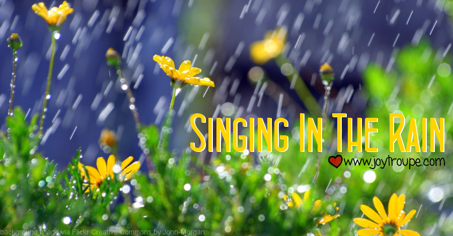 Singing in the rain