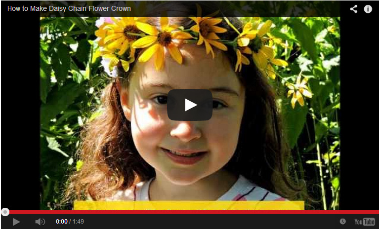 How to make a daisy chain: outdoor play ideas