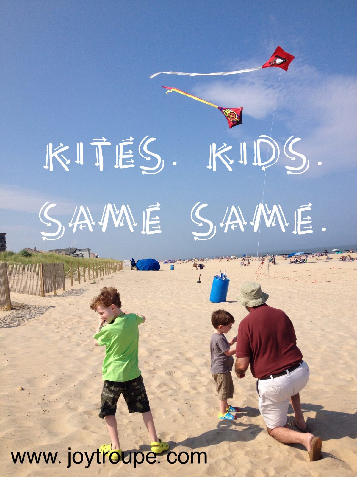 Kites. Kids. Same Same.