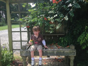 Kid size potting bench Joy Makin Mamas