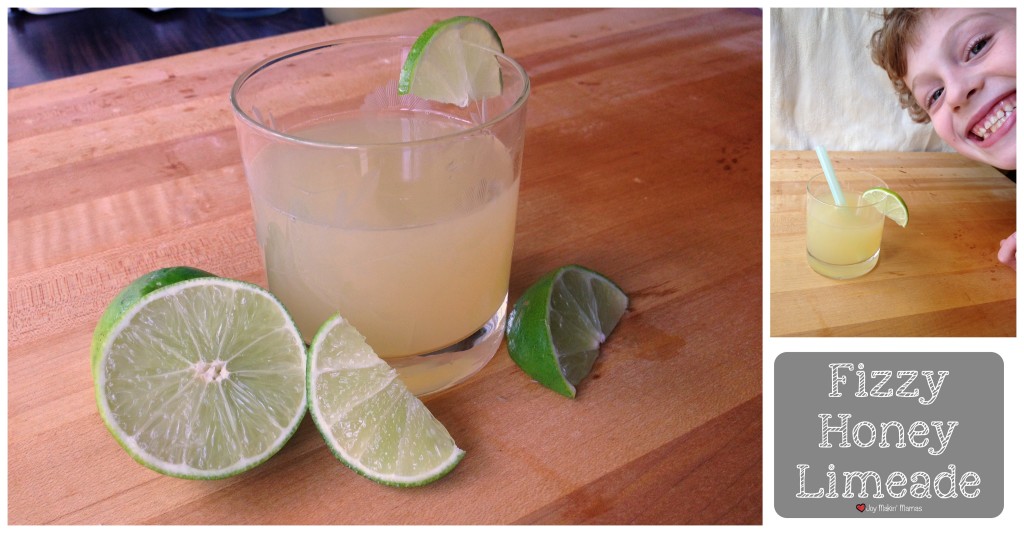 Fizzy Honey Limeade Recipe Joy Makin Mamas