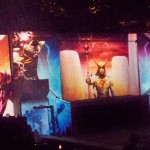 Illustrated set design Marvel Universe Live Joy Makin Mamas