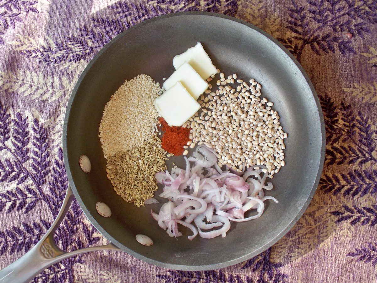 Cranberry Barley Casserole Process Photo Joy Makin Mamas