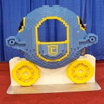 #LEGOKidsFest Sit in a Lego coach