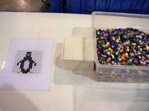 #LEGOKidsFest Mosaic art area