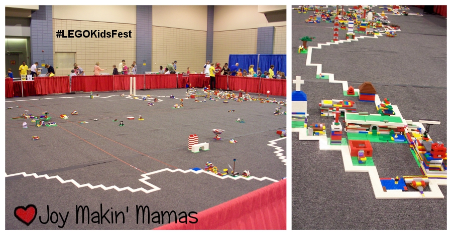 Lego KidsFest Build Nation area Joy Makin Mamas