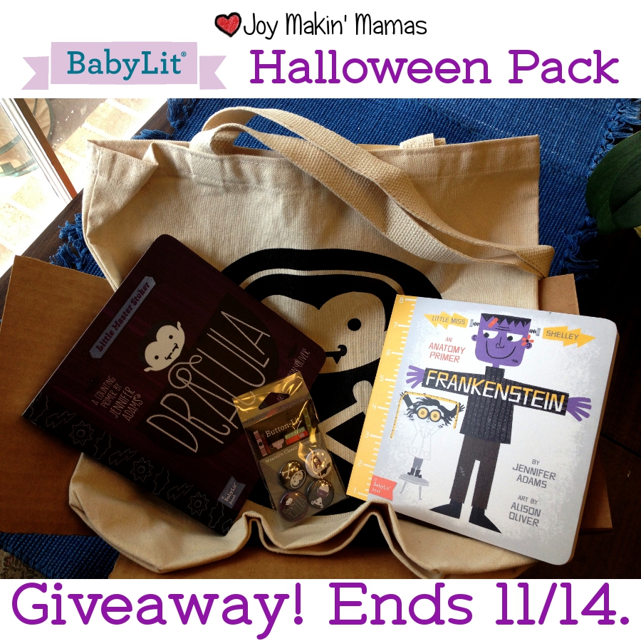 #BabyLit Halloween Pack Giveaway ends 11/14