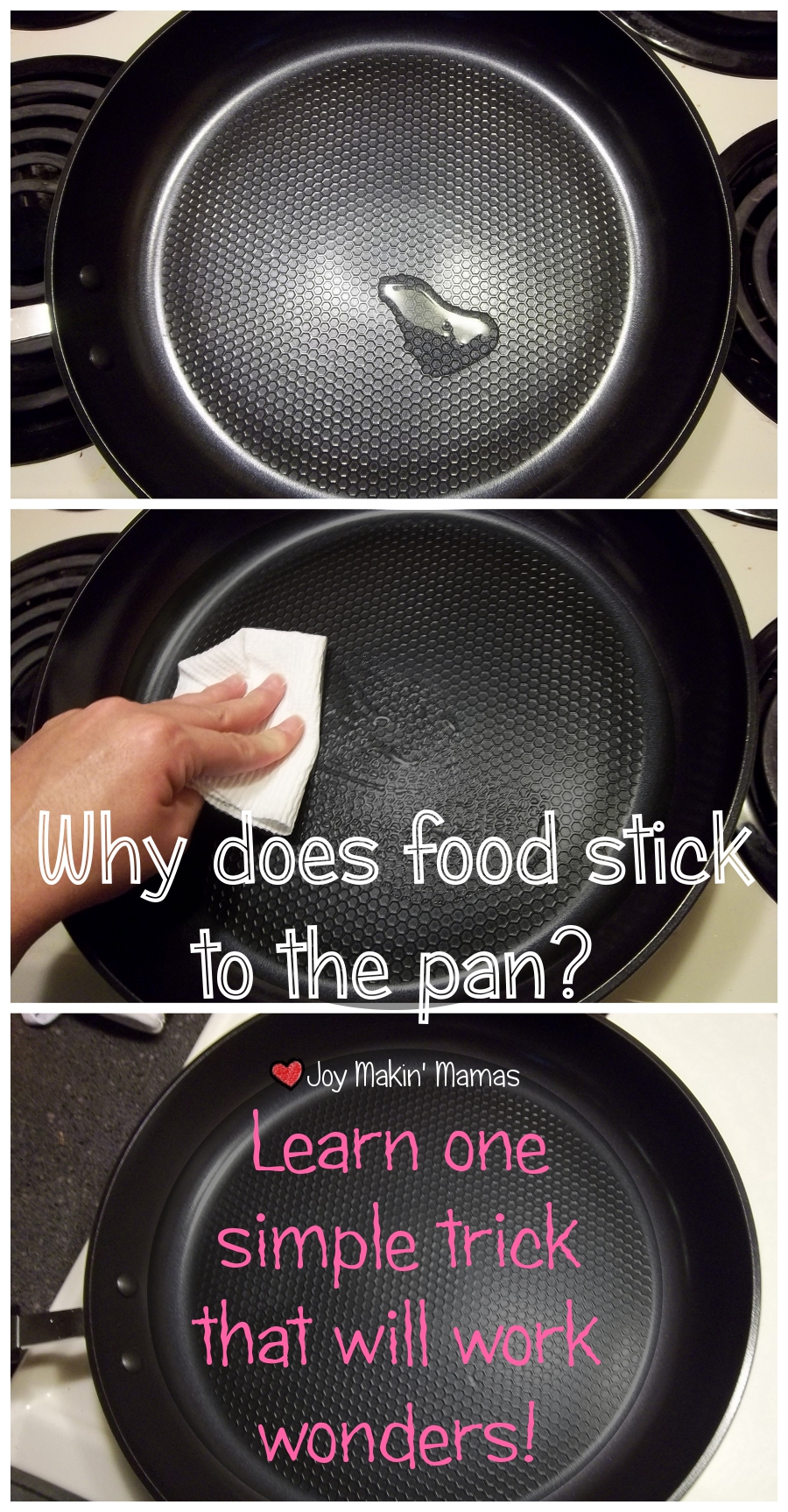 Why does food stick to the pan? Learn one simple trick that will work wonders.