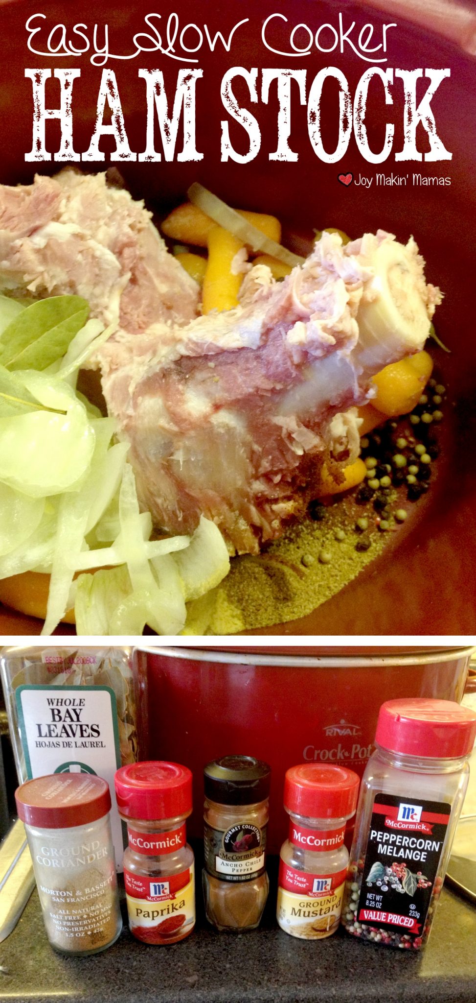 Ham Bone Soup Stock keeps your #HoneyBakedHoliday going Joy Makin Mamas #sponsored