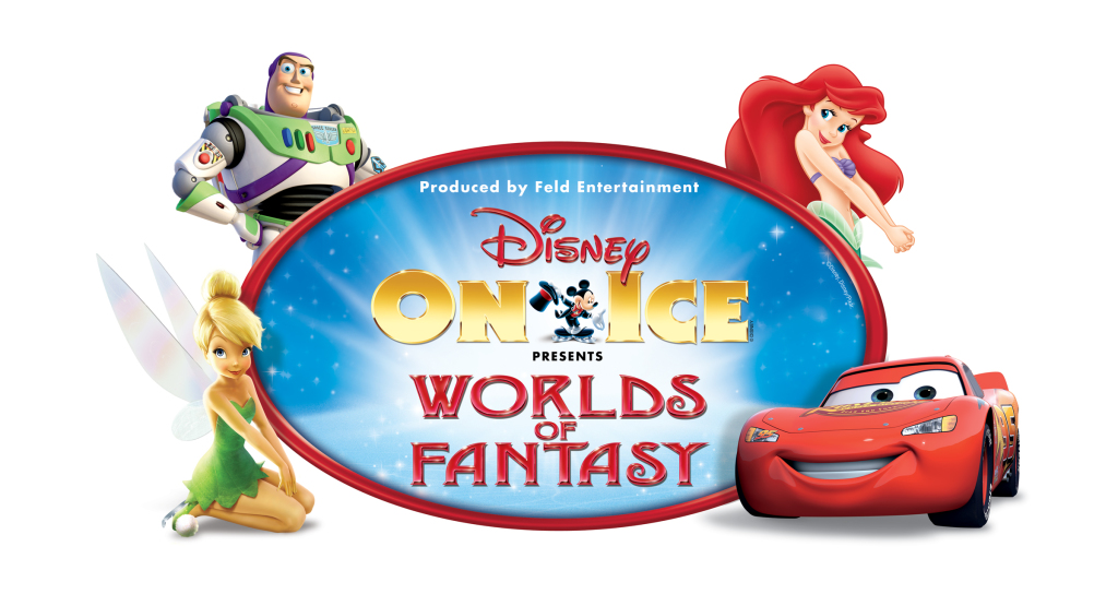 DIsney on ice worlds of fantasy logo