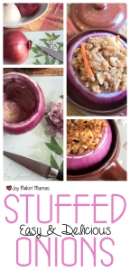 Stuffed Onions Collage Pinnable Joy Makin' Mamas