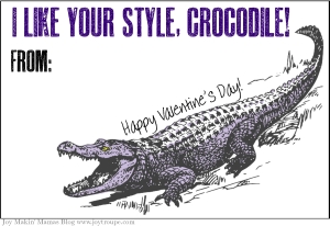 crocodile valentine