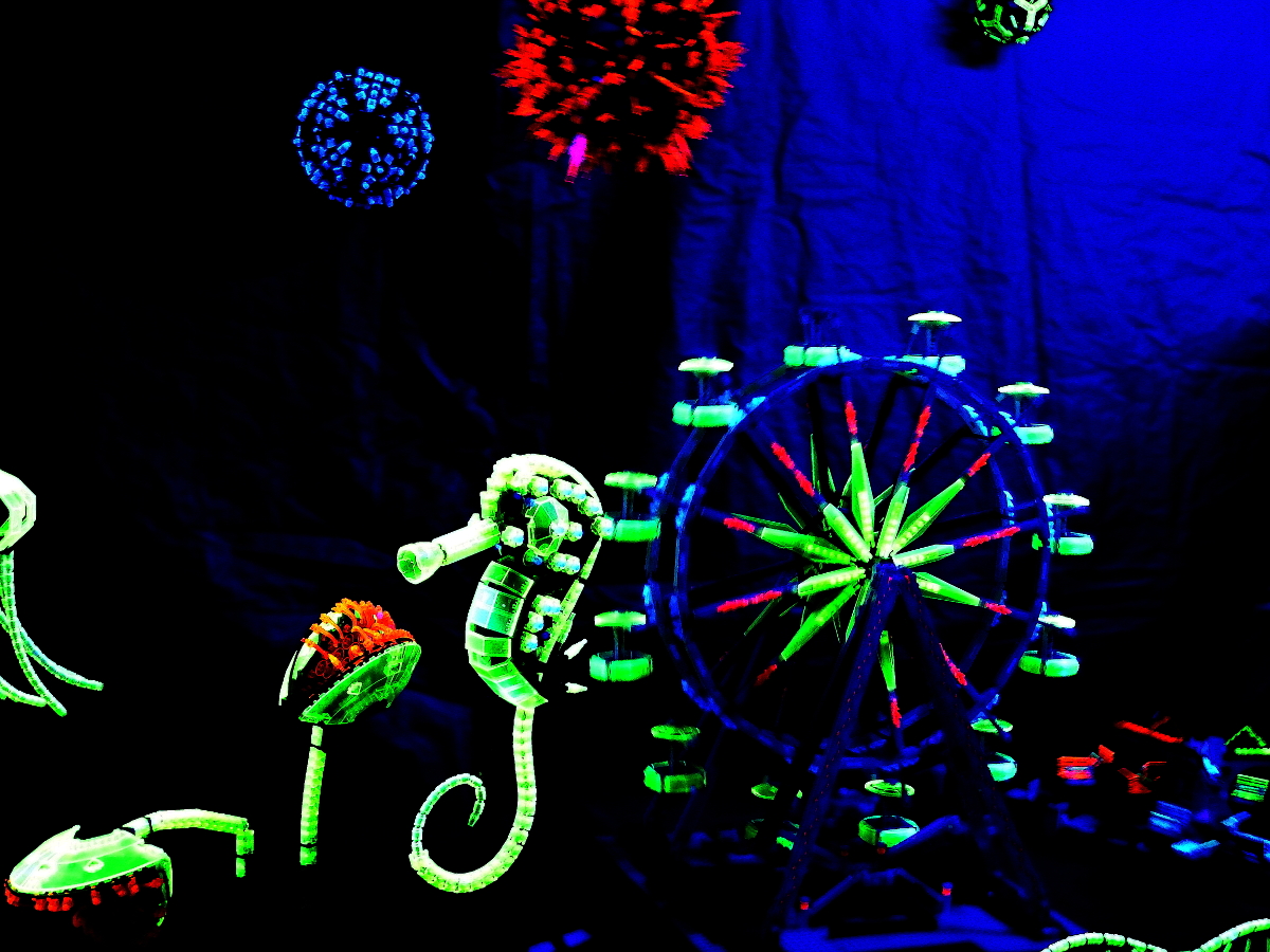 Lego Blacklight display Brick Fest Live Lego Fan Experience Richmond 2017 2-1