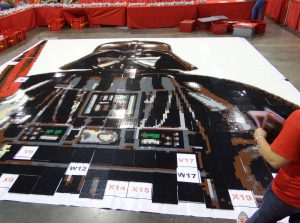 Lego Mini Fig Mosaic BrickFest Live Lego Fan ExperienceRichmond VA 2017-1