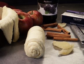 apple blackberry bramble recipe ingredients shot