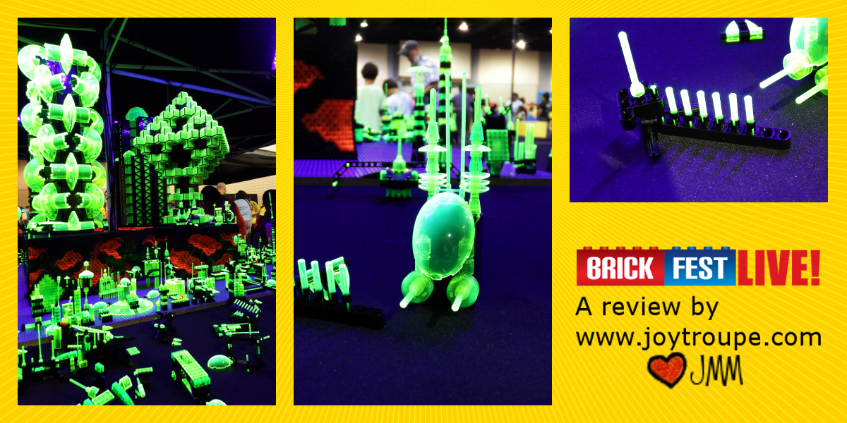 BrickFest Live Lego Fan Experience 2017 Neon City Collage