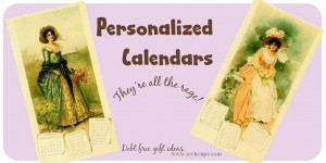 Debt Free Holiday: Personalized Calendars
