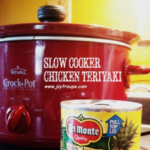 Slow Cooker Chicken Teriyaki